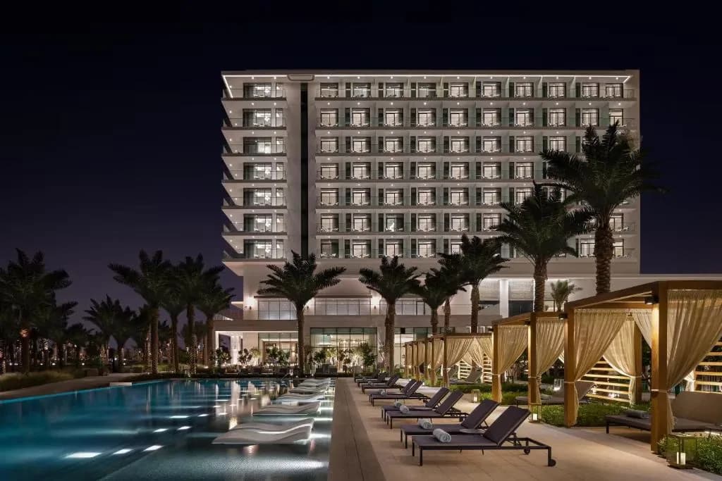 Address Beach Resort Bahrain exterior beside the pool
