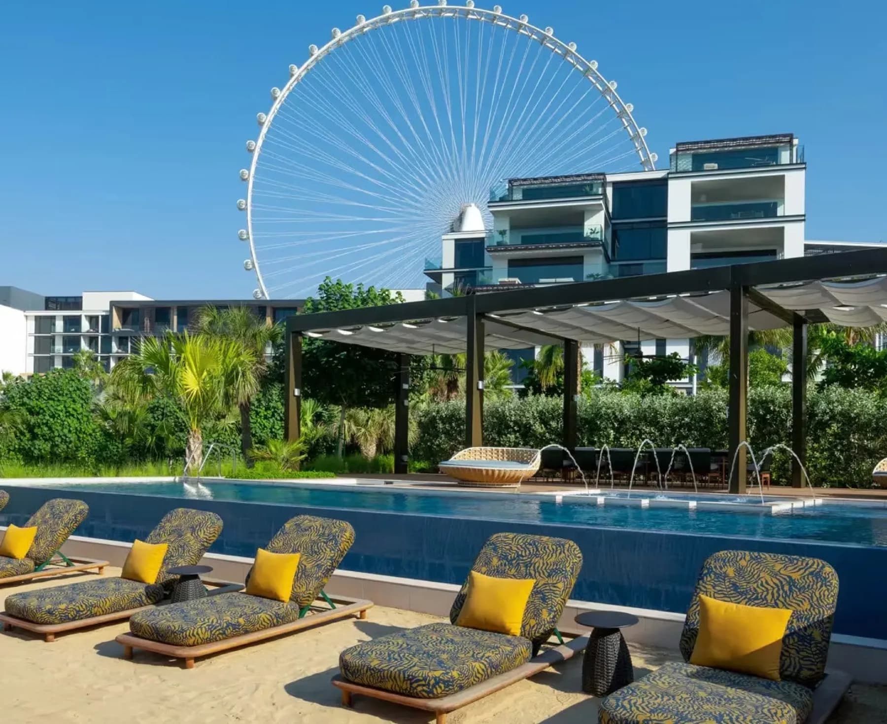 Banyan Tree Dubai outdoor lounge by NextSpace