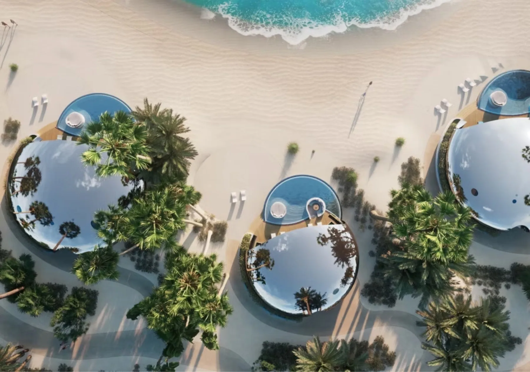 Shebara Resort outdoor furniture on the Red Sea