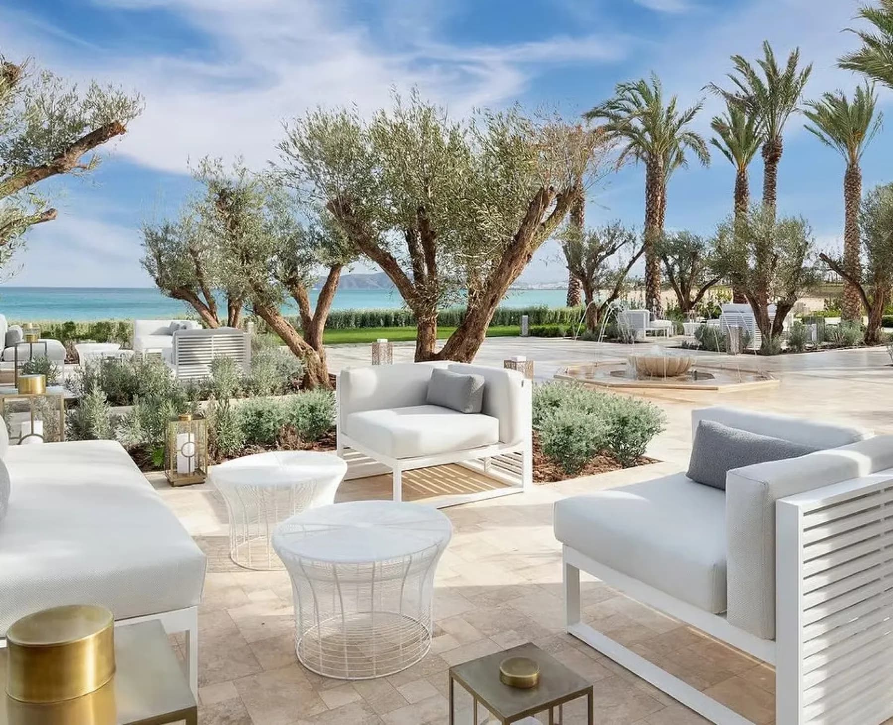 St. Regis La Bahia Blanca Tamuda Bay outdoor furniture