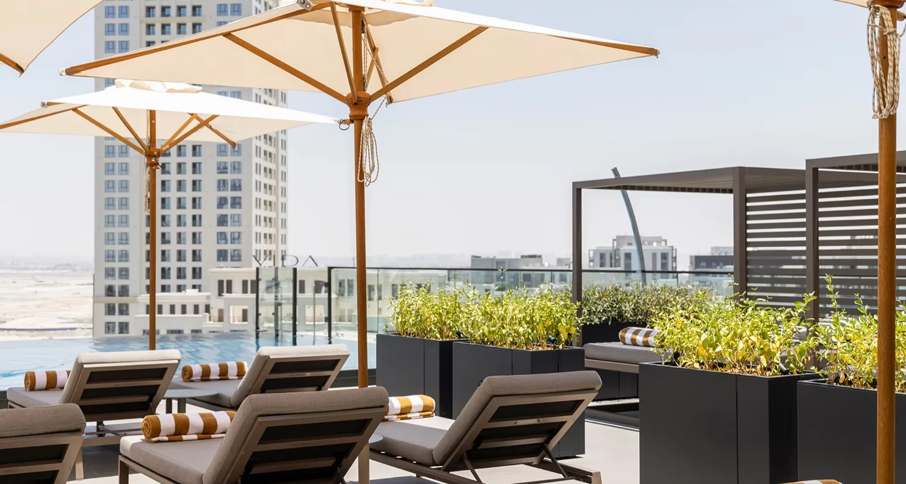 Outdoor furniture detail at The Palace Hotel Creek Harbour