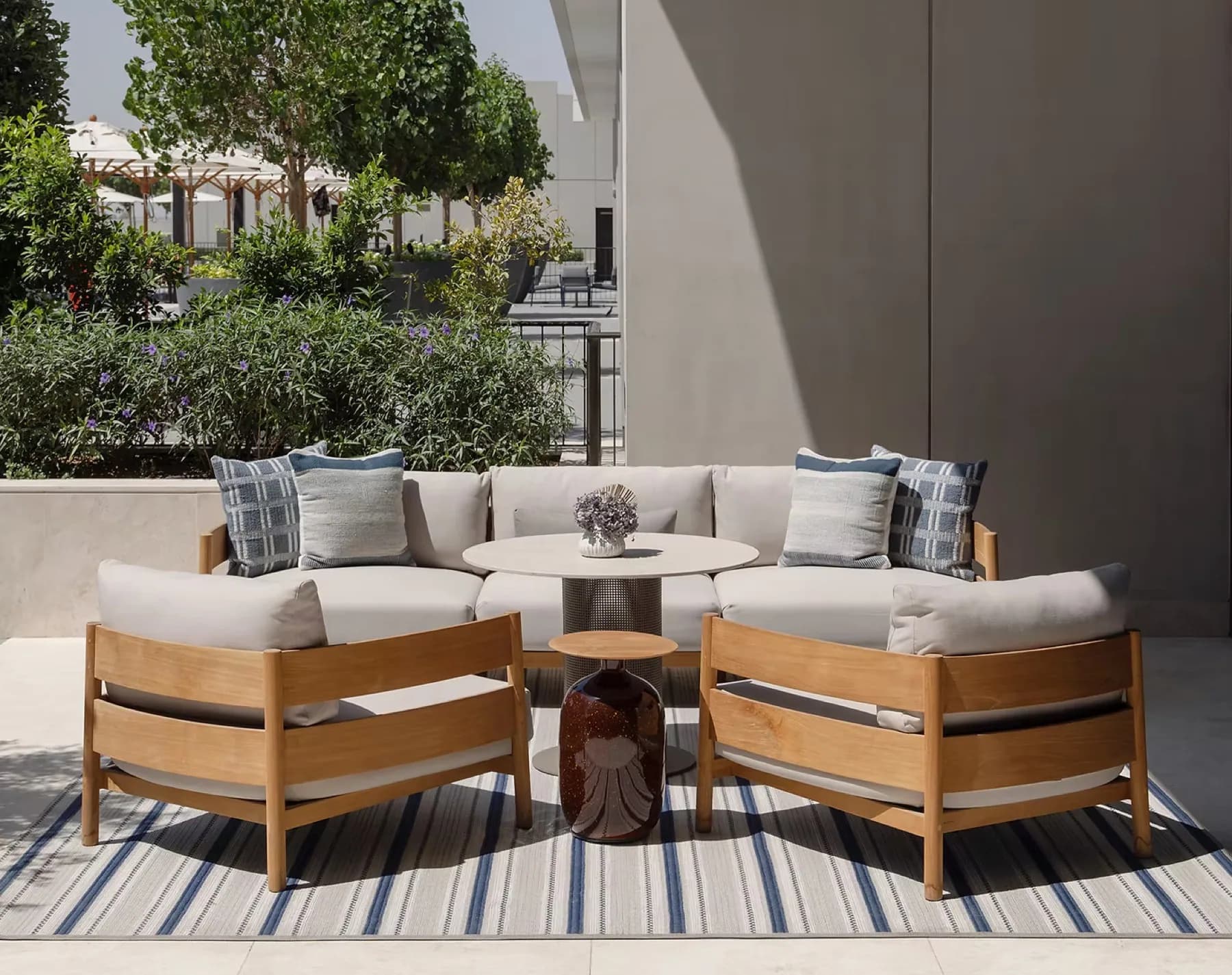 The Palace Hotel Creek Harbour balcony seating